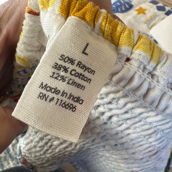 Midnight Sky Summertime Two Piece Set Beachwear Loungewear Size Large NWT - Picture 12 of 13